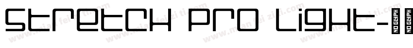 Stretch pro light字体转换